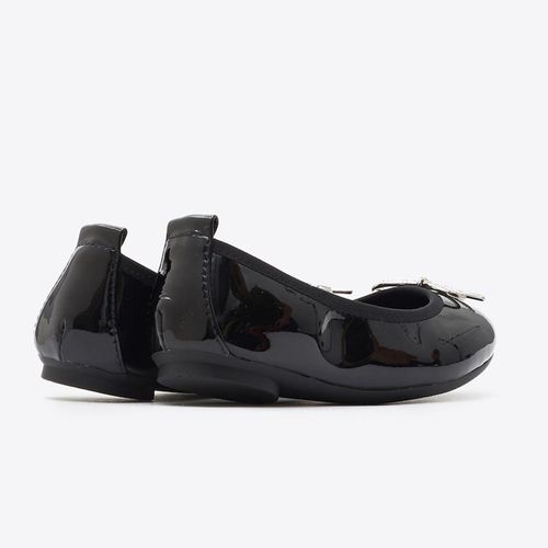 Giày Trẻ Em Pazzion BB1603-6 - BLACK - Màu Đen Size 22-5